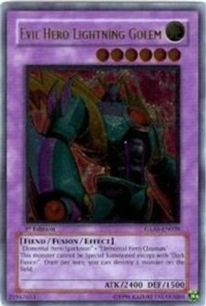 Evil Hero Lightning Golem (UTR) (GLAS-EN039) - Gladiator's Assault Unlimited