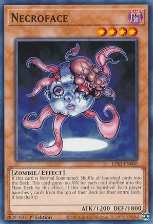 Necroface (LDS3-EN006) - Legendary Duelists: Season 3 1st Edition