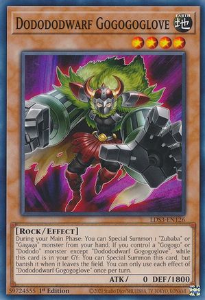 Dodododwarf Gogogoglove (LDS3-EN126) - Legendary Duelists: Season 3 1st Edition