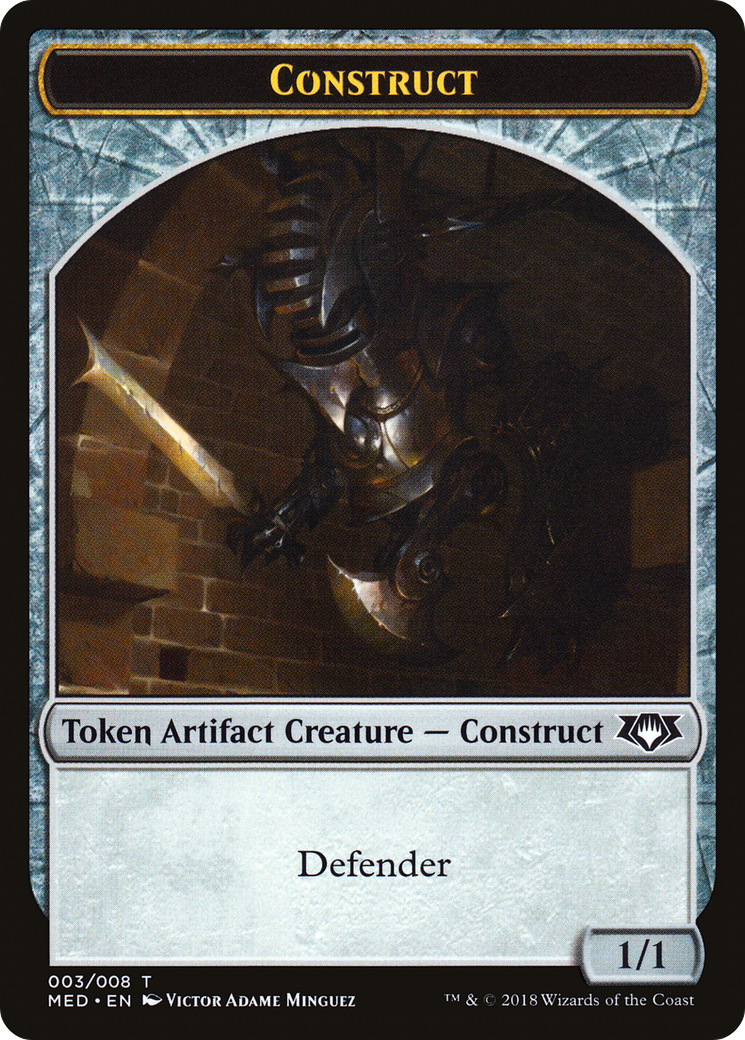 Construct Token (003) (MED-0G3) - Mythic Edition Tokens