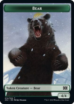 Bear // Vampire Double-Sided Token (2X2-14 // 9) - Double Masters 2022 Foil
