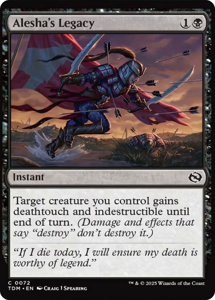 Alesha's Legacy [Tarkir: Dragonstorm] | The CG Realm