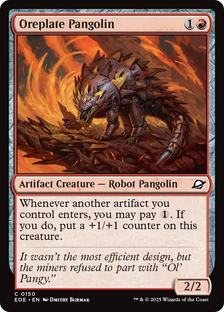 Oreplate Pangolin [Edge of Eternities] | The CG Realm