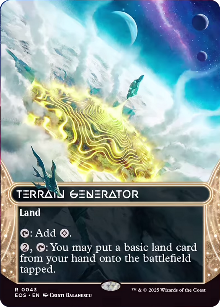Terrain Generator (0043) (Borderless) [Edge of Eternities: Stellar Sights] | The CG Realm