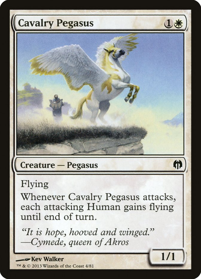 Cavalry Pegasus [Duel Decks: Heroes vs. Monsters] | The CG Realm