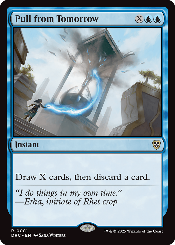 Pull from Tomorrow [Aetherdrift Commander] | The CG Realm