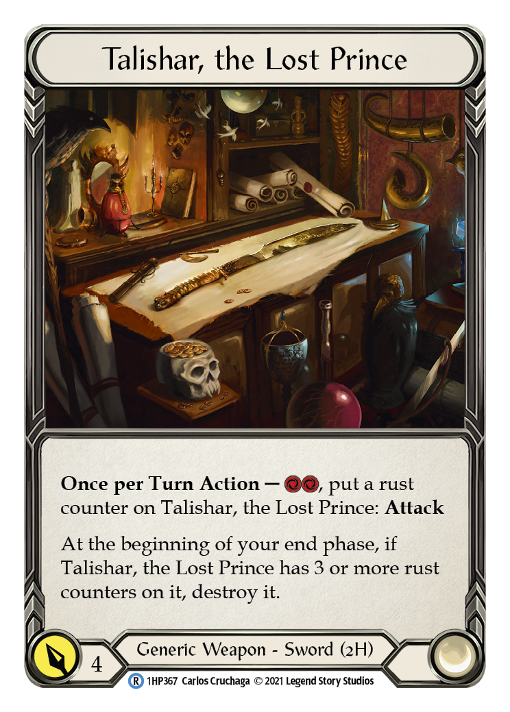 Talishar, the Lost Prince [1HP367] (History Pack 1) | The CG Realm