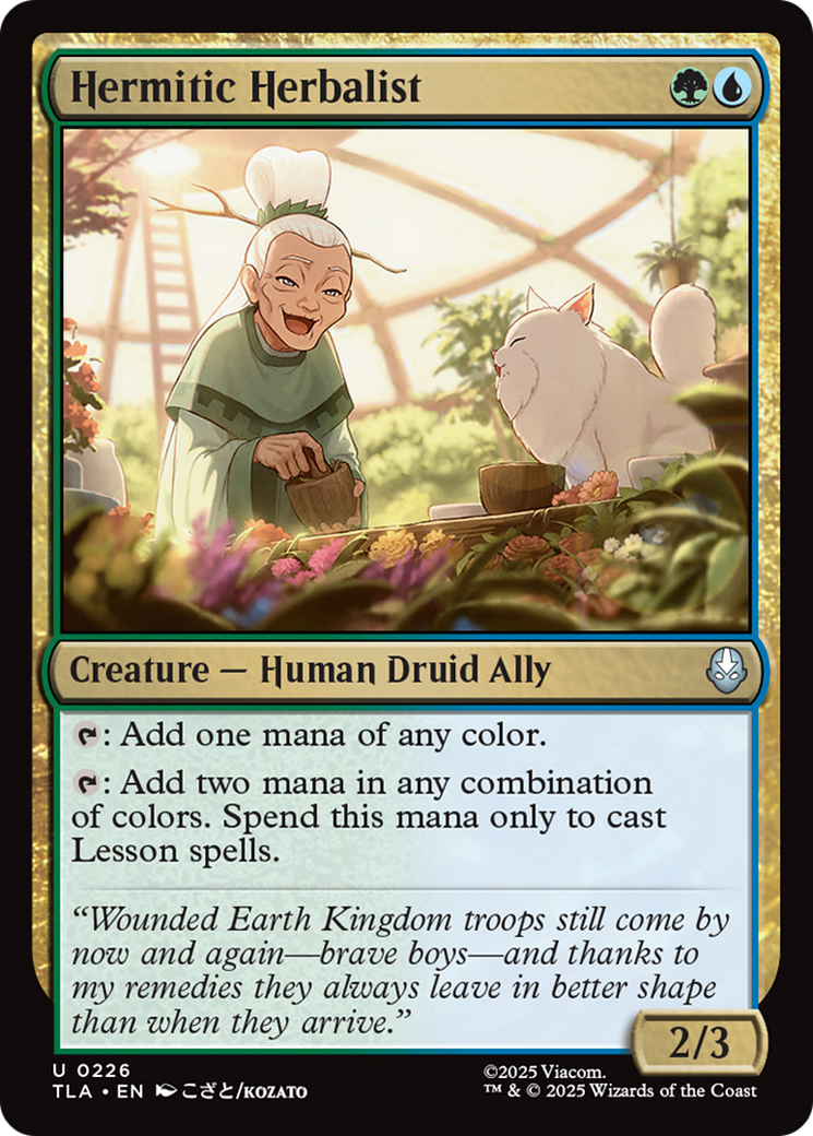 Hermitic Herbalist [Avatar: The Last Airbender] | The CG Realm