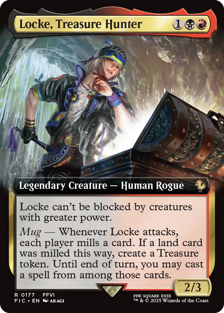 Locke, Treasure Hunter (Extended Art) [FINAL FANTASY Commander] | The CG Realm