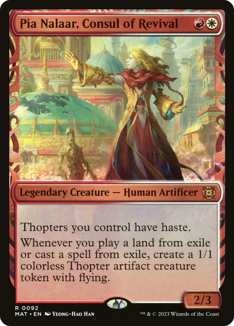 Pia Nalaar, Consul of Revival (Showcase) (MAT-092) - March of the Machine: The Aftermath: (Showcase)