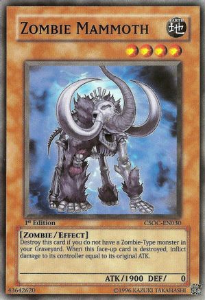 Zombie Mammoth (CSOC-EN030) - Crossroads of Chaos Unlimited