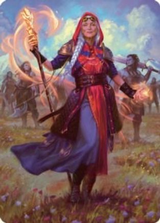 Jaya, Fiery Negotiator Art Card (34/81) (ASDMU-034) - Art Series: Dominaria United