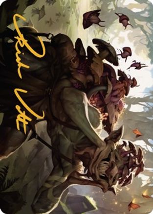 Sprouting Goblin Art Card (Gold-Stamped Signature) (ASDMU-038) - Art Series: Dominaria United