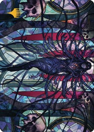 Braids, Arisen Nightmare Art Card (66/81) (Gold-Stamped Signature) (ASDMU-066) - Art Series: Dominaria United