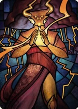 Najal, the Storm Runner Art Card (ASDMU-074) - Art Series: Dominaria United