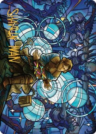 Raff, Weatherlight Stalwart Art Card (Gold-Stamped Signature) (ASDMU-076) - Art Series: Dominaria United