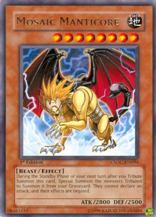 Mosaic Manticore (CSOC-EN094) - Crossroads of Chaos Unlimited