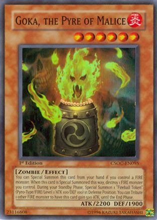Goka, the Pyre of Malice (CSOC-EN095) - Crossroads of Chaos Unlimited