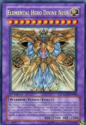 Elemental Hero Divine Neos (CSOC-EN098) - Crossroads of Chaos Unlimited