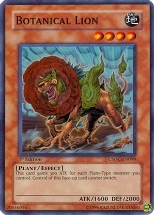 Botanical Lion (CSOC-EN099) - Crossroads of Chaos Unlimited