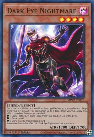 Dark Eye Nightmare (MP22-EN072) - 2022 Tin of the Pharaoh's Gods 1st Edition