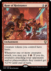 Roar of Resistance [Phyrexia: All Will Be One Commander] | The CG Realm