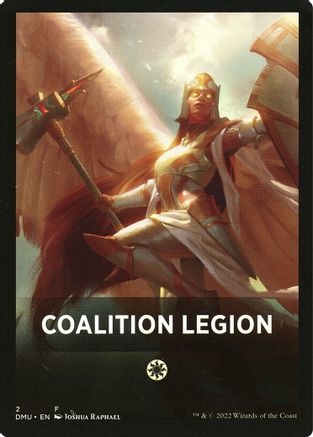 Coalition Legion Theme Card (DMU-002) - Dominaria United