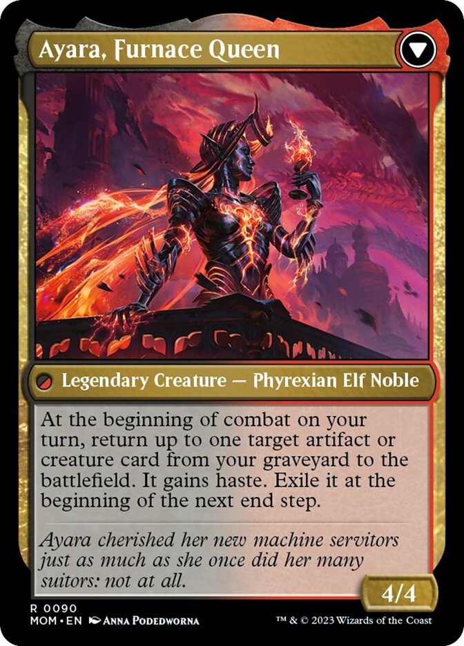 Ayara, Widow of the Realm (MOM-090) - March of the Machine