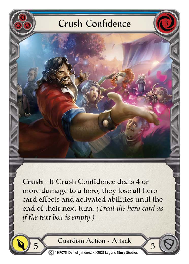 Crush Confidence (Blue) [1HP075] (History Pack 1) | The CG Realm