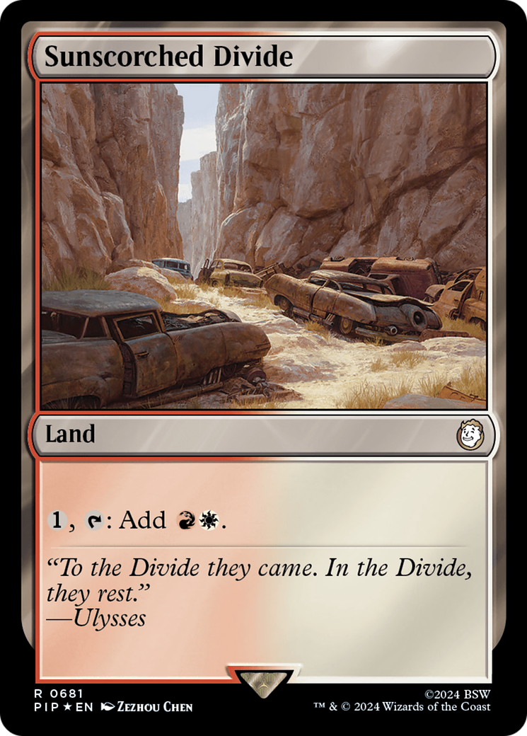 Sunscorched Divide (Surge Foil) [Fallout] | The CG Realm