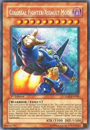 Colossal Fighter/Assault Mode (CRMS-EN000) - Crimson Crisis Unlimited
