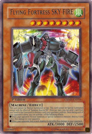 Flying Fortress SKY FIRE (CRMS-EN016) - Crimson Crisis Unlimited