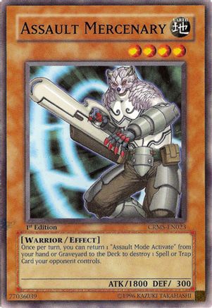 Assault Mercenary (CRMS-EN023) - Crimson Crisis Unlimited