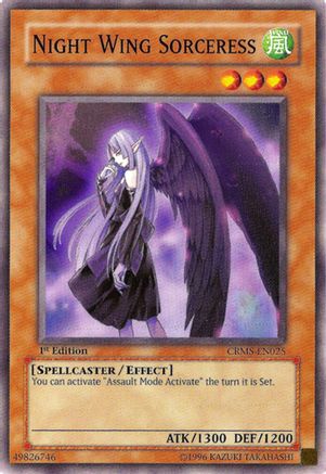 Night Wing Sorceress (CRMS-EN025) - Crimson Crisis Unlimited