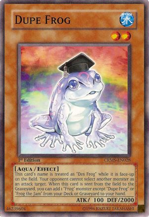 Dupe Frog (CRMS-EN028) - Crimson Crisis Unlimited