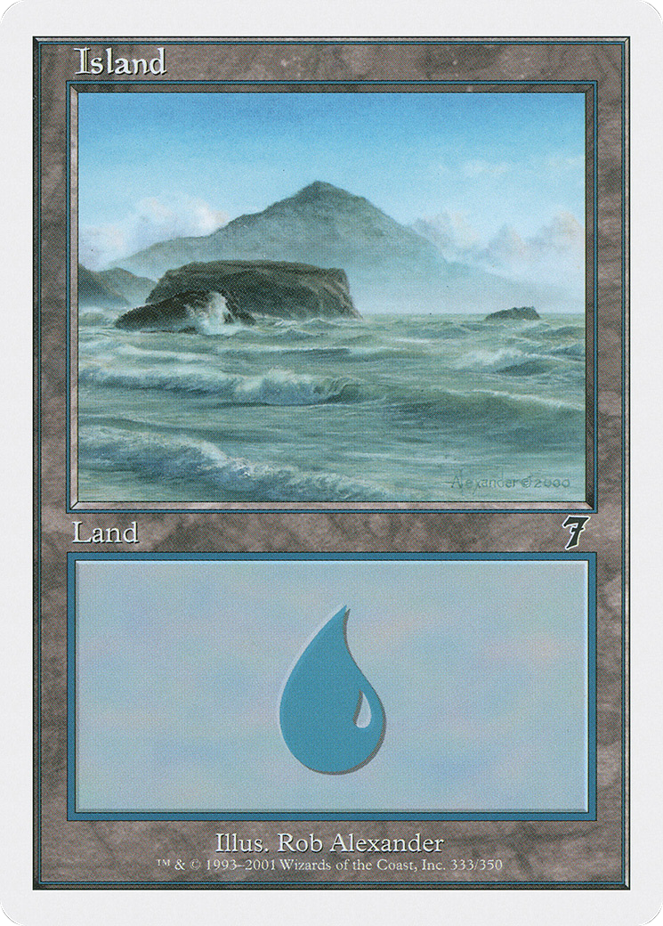 Island (333) (7ED-333) - 7th Edition
