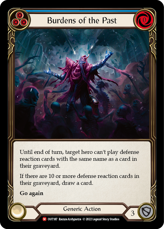 Burdens of the Past [OUT187] (Outsiders)  Rainbow Foil | The CG Realm