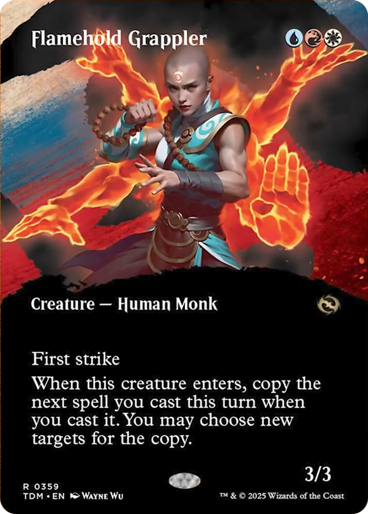 Flamehold Grappler (Borderless) [Tarkir: Dragonstorm] | The CG Realm