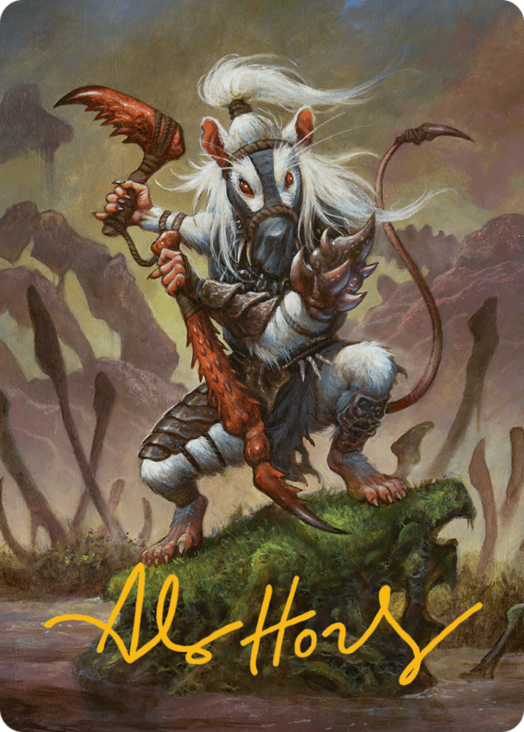 Ink-Eyes, Servant of Oni Art Card (Gold-Stamped Signature) [Bloomburrow Art Series] | The CG Realm