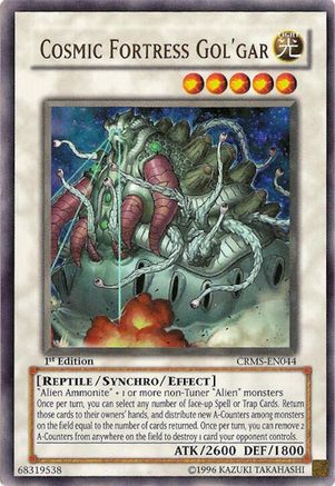 Cosmic Fortress Gol'Gar (CRMS-EN044) - Crimson Crisis Unlimited