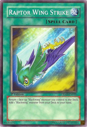 Raptor Wing Strike (CRMS-EN048) - Crimson Crisis Unlimited