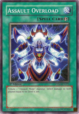 Assault Overload (CRMS-EN051) - Crimson Crisis Unlimited