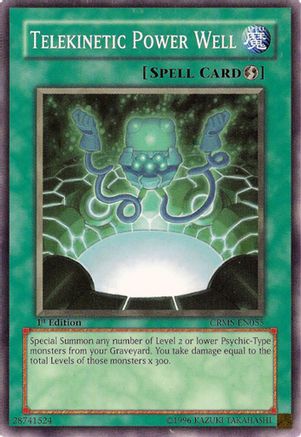Telekinetic Power Well (CRMS-EN055) - Crimson Crisis Unlimited