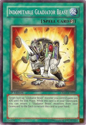 Indomitable Gladiator Beast (CRMS-EN056) - Crimson Crisis Unlimited
