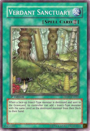 Verdant Sanctuary (CRMS-EN060) - Crimson Crisis Unlimited