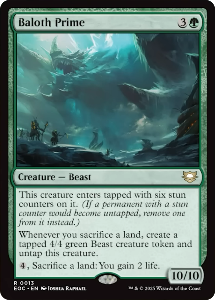 Baloth Prime [Edge of Eternities Commander] | The CG Realm
