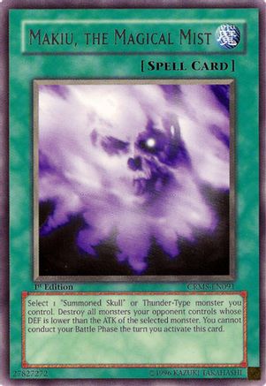 Makiu, the Magical Mist (CRMS-EN091) - Crimson Crisis Unlimited