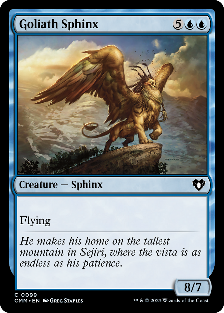 Goliath Sphinx [Commander Masters] | The CG Realm