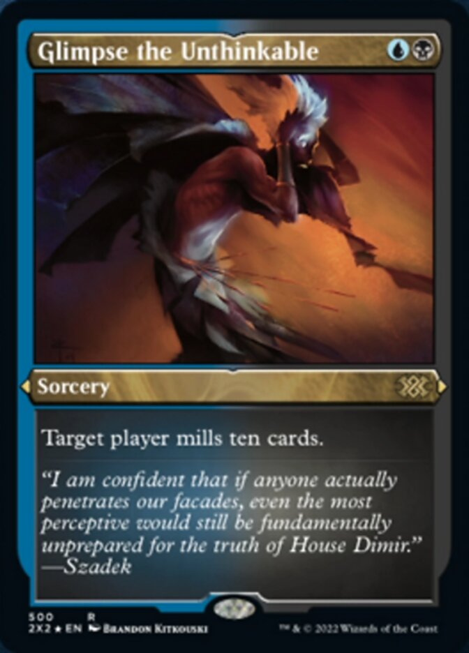 Glimpse the Unthinkable (Foil Etched) [Double Masters 2022] | The CG Realm