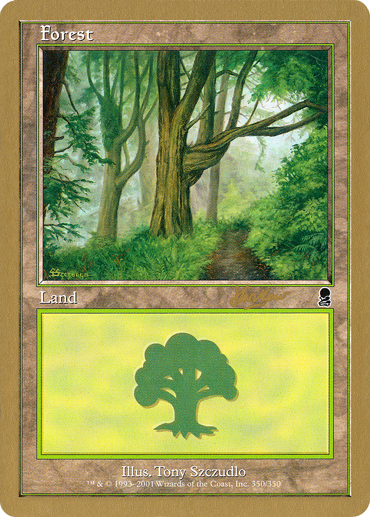 Forest (350) - 2002 Sim Han How (ODY) (WCD-) - World Championship Decks 2002
